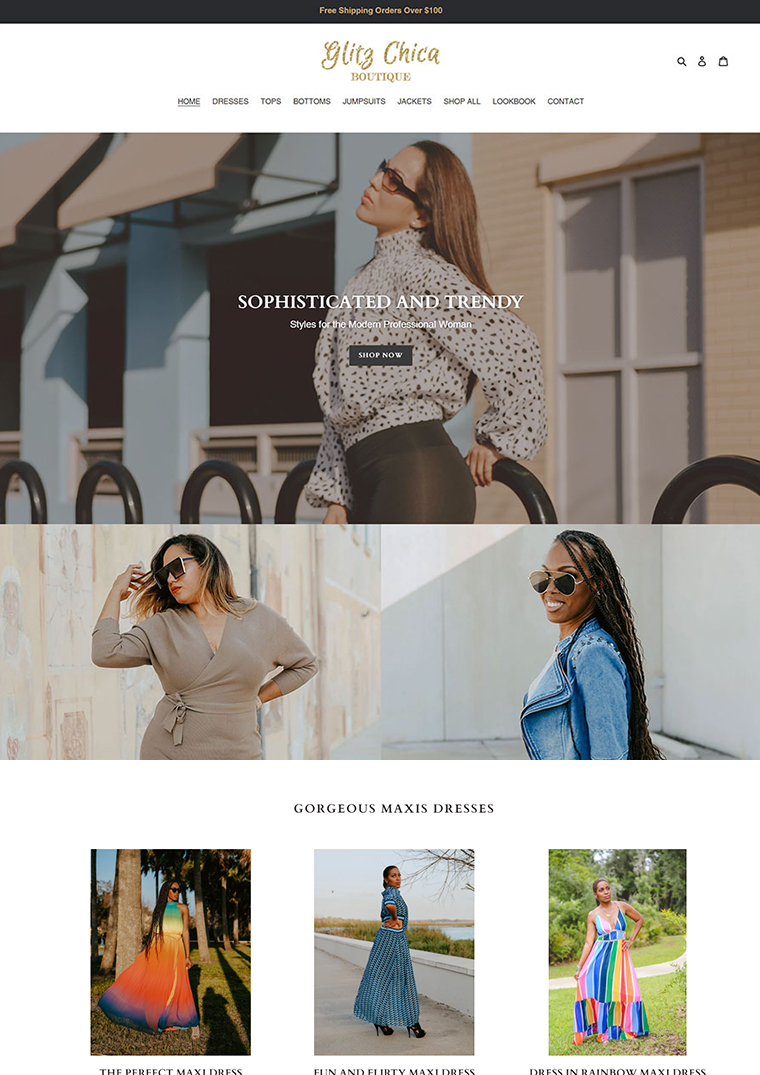 Shopify Expert Design Glitz Chica Boutique