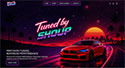 Tuned by Shoup Shopify home page